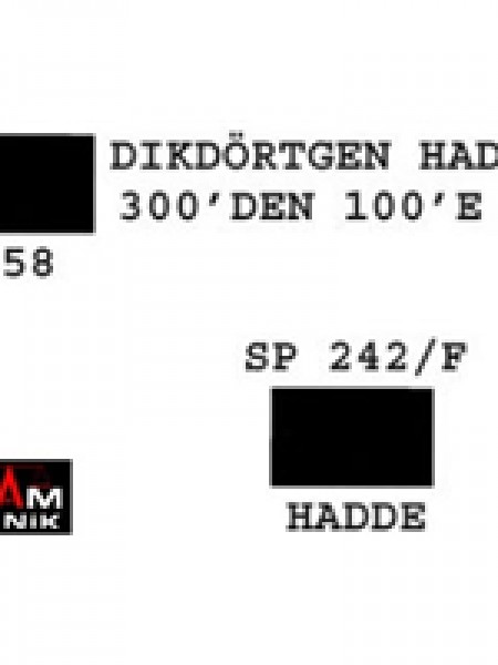 Dikdörtgen Hadde 300-100