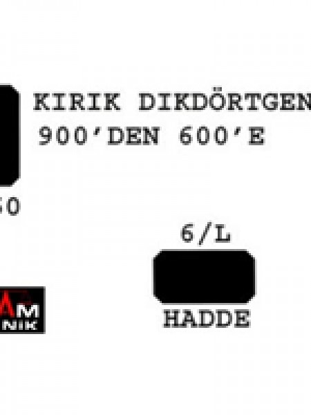 Dikdörtgen Hadde 900-600