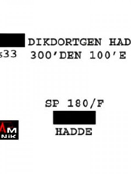 Dikdörtgen Hadde 300-100