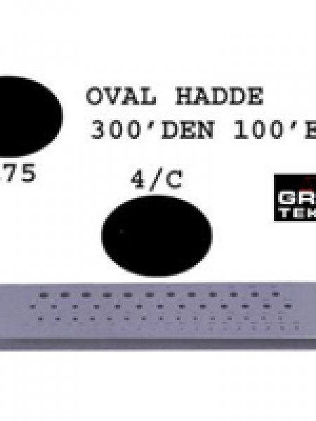 Oval Hadde 300-100