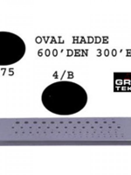 Oval Hadde 600-300