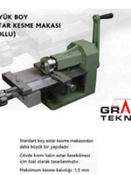 Astar Kesme Makinesi