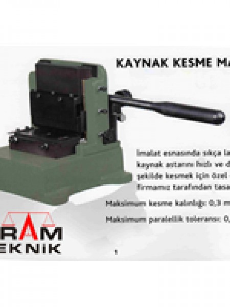 Kaynak Kesme Makinesi