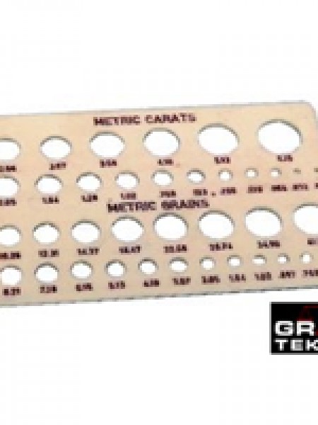 Taş Ölçeği Plastik Pırlanta-İnci