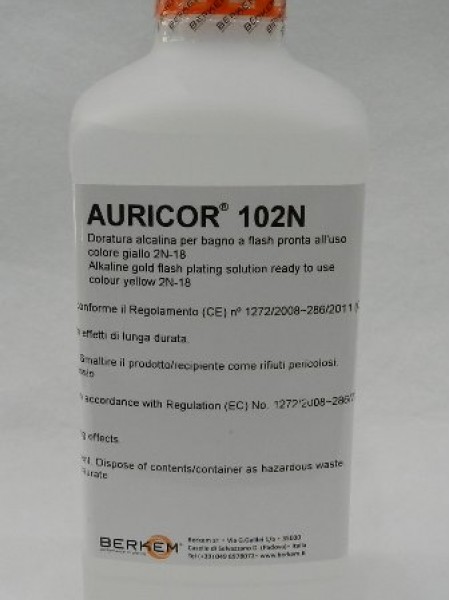 Auricor 102N 18 Ayar Rengi Altın Kaplama Suyu