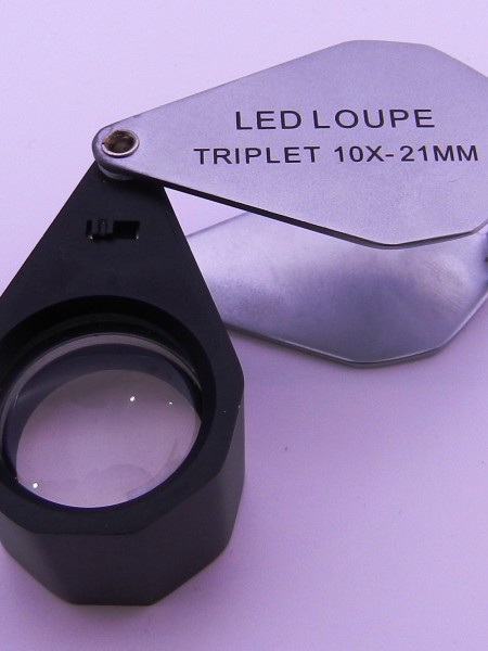 Lup Beyaz Işıklı 21mm 10x